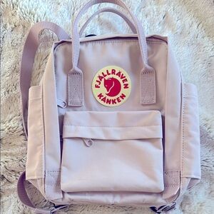 Lilac Fjallraven Kanken Mini Backpack
